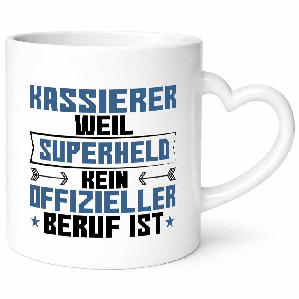 Superheld Kassierer Humor Geschenkidee Tasse