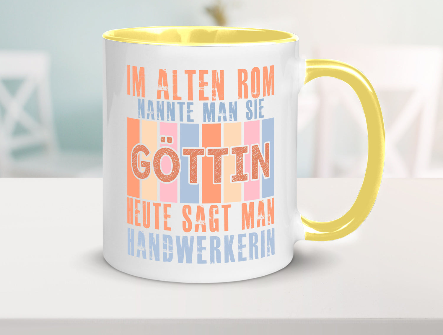 Heute sagt man: Handwerkerin | Handwerkerinnen Geschenk Humor Geschenkidee