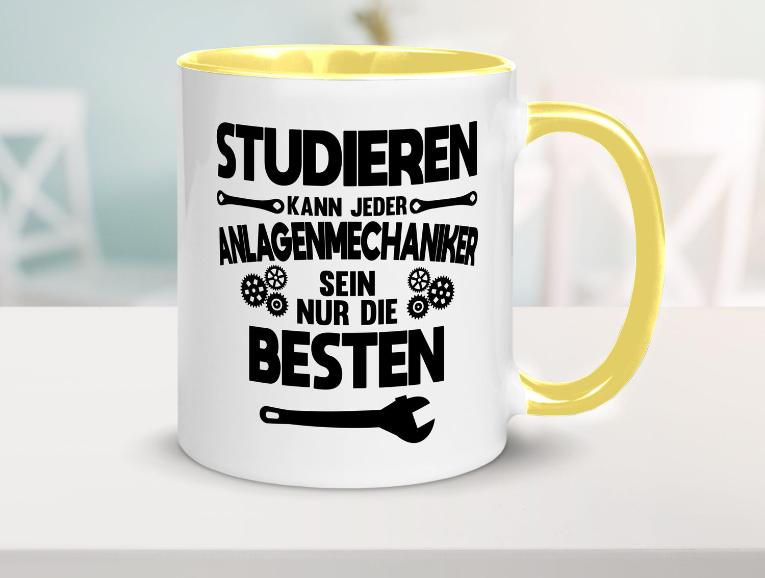 Nur die besten werden Anlagenmechaniker Humor Geschenkidee Tasse