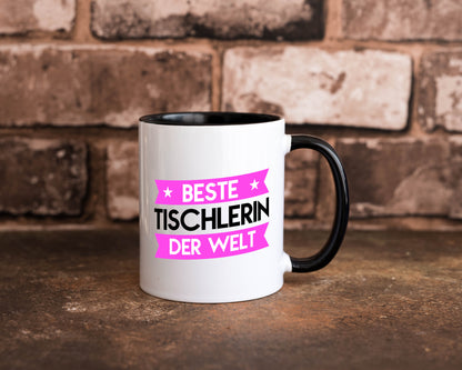 Beste Tischlerin | Tischlerei lustiger Spruch Geschenk Humor Geschenkidee Tasse