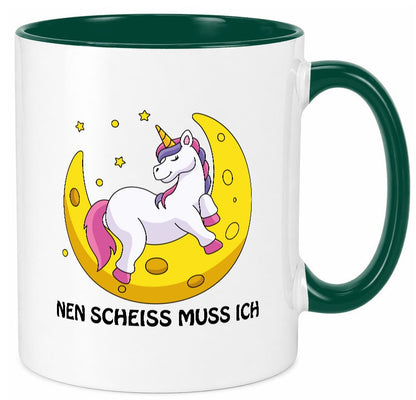 Nen Scheiss muss ich Geschenkidee Humor Tasse