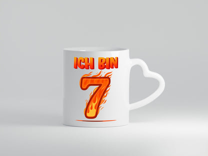 7. Geburtstag | 7 Jahre Drache lustig Geschenkidee Geschenk Tasse