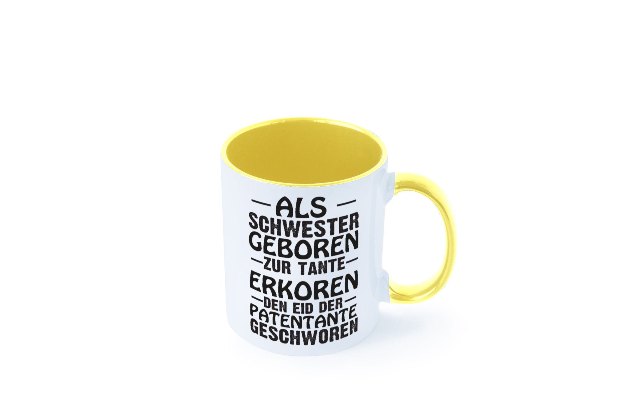 Eid der Patentante | Tante Tasse Schwester Humor lustig Geschenkidee Geschenk