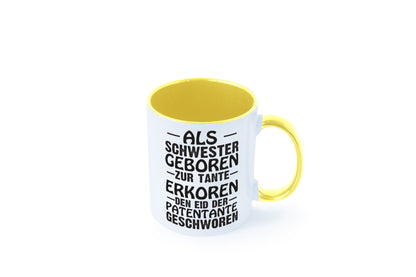 Eid der Patentante | Tante Tasse Schwester Humor lustig Geschenkidee Geschenk