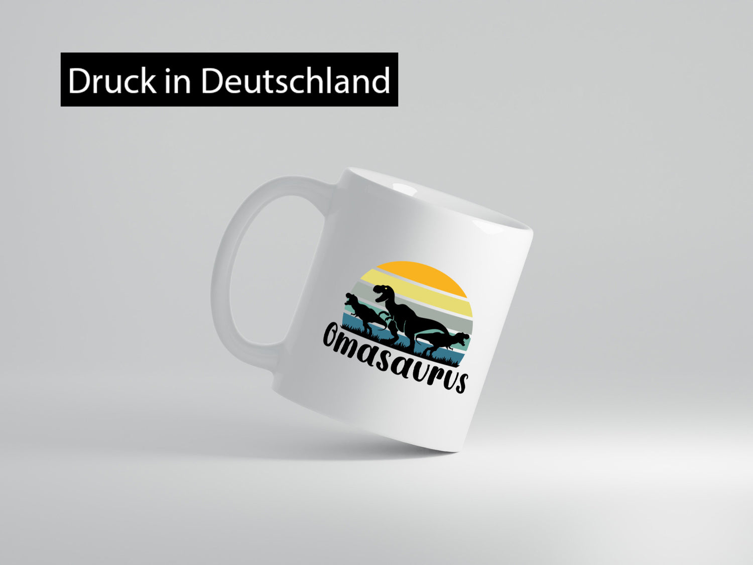 Omasaurus | Muttertag Dinosaurier Humor Familie Geschenkidee Tasse
