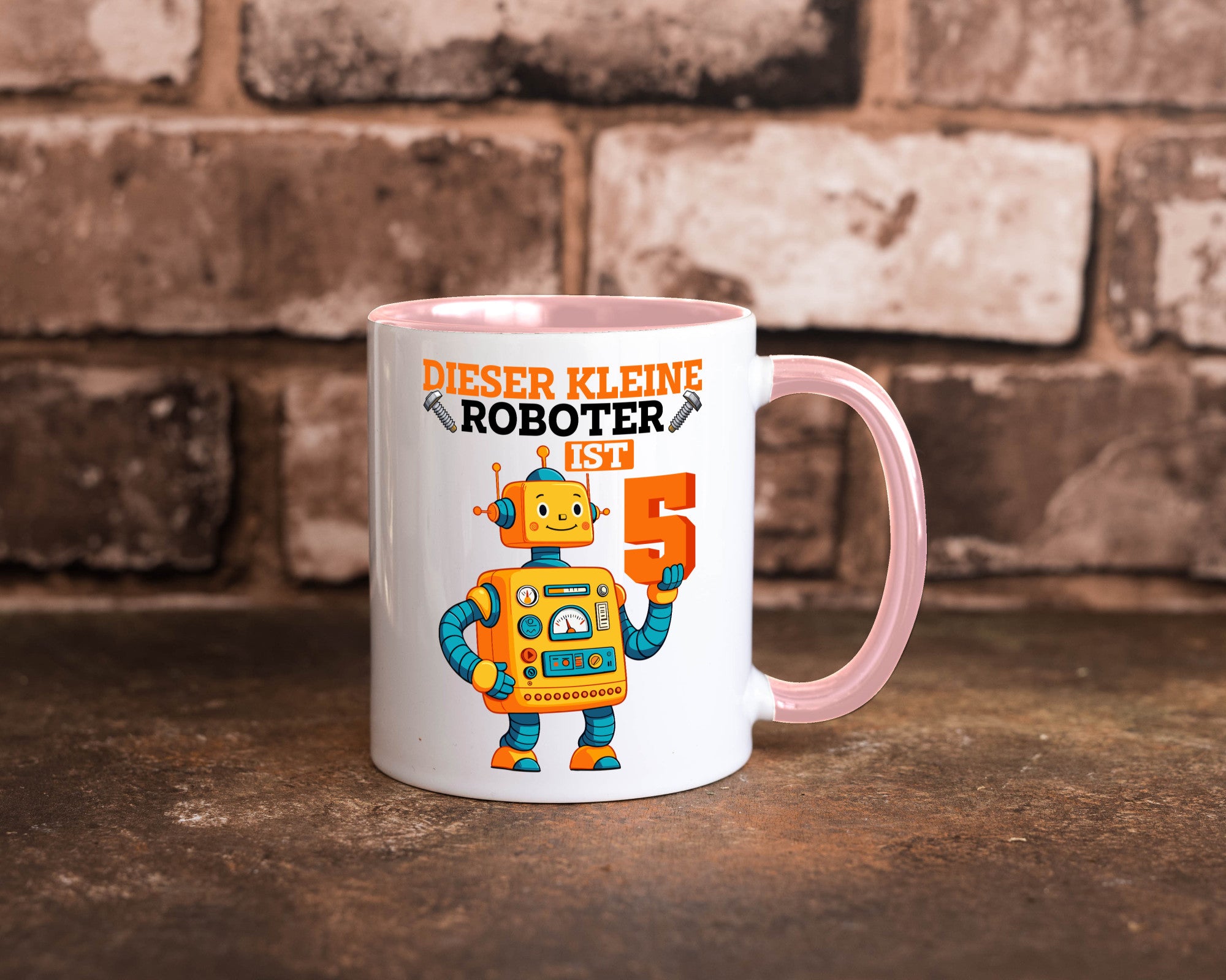 5. Geburtstag | 5 Jahre Roboter Junge lustiger Spruch Geschenk Geschenkidee