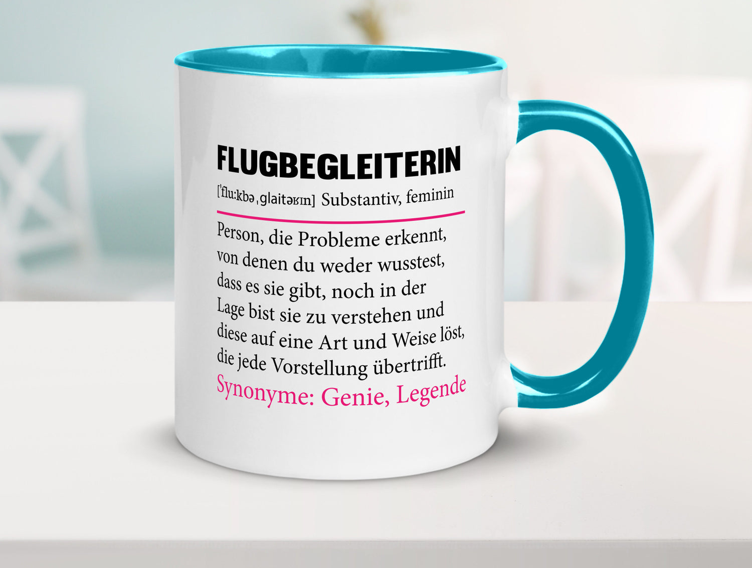Flugbegleiterin | Spruch Stewardess Flughafen lustiger Geschenk Humor