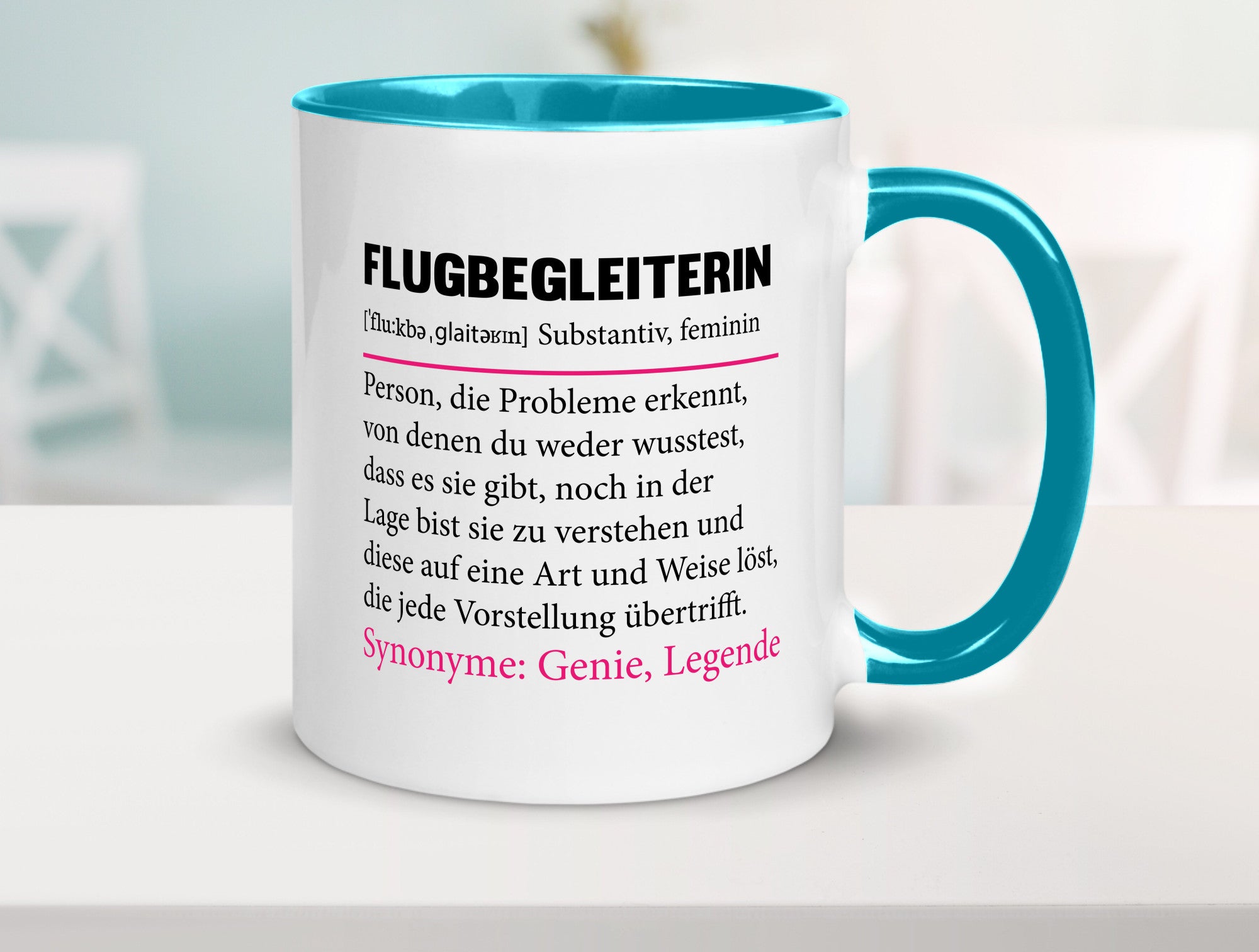 Flugbegleiterin | Spruch Stewardess Flughafen lustiger Geschenk Humor