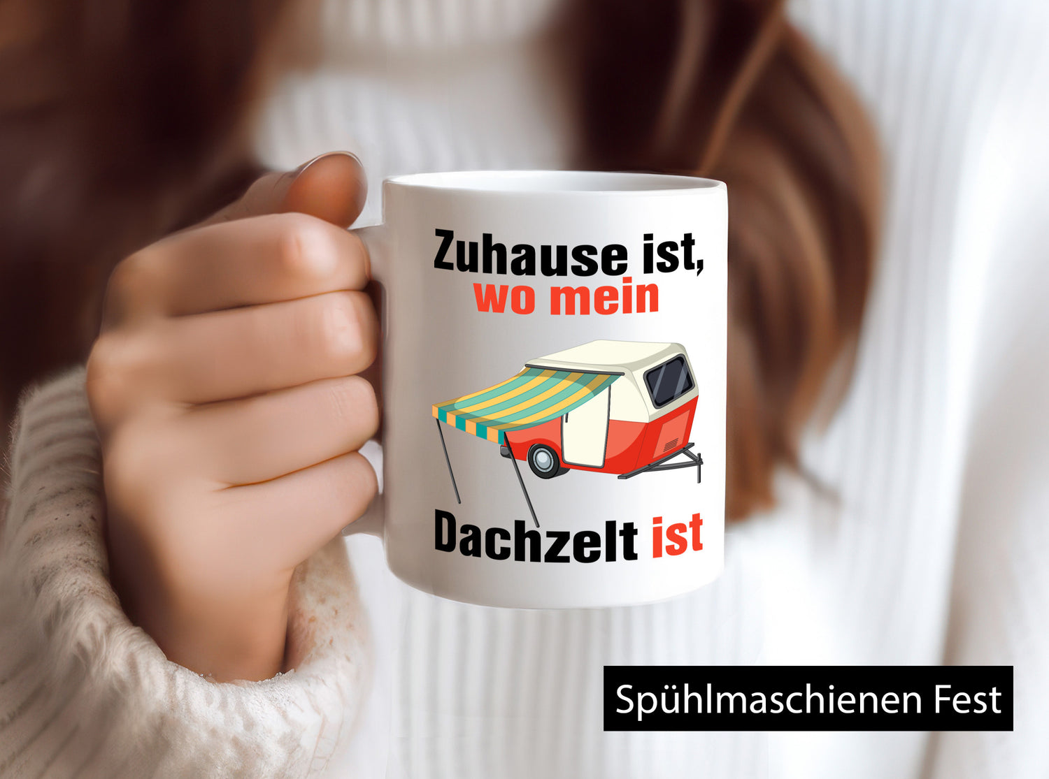 Zuhause ist wo mein Dachzelt | Zelten Campen lustig Humor Geschenkidee Geschenk