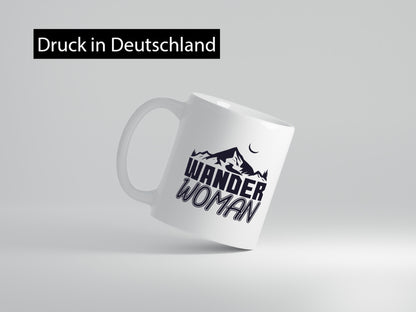 Wander Woman | Frauen Tasse Wanderer Bergsteigen lustig Familie Geschenkidee