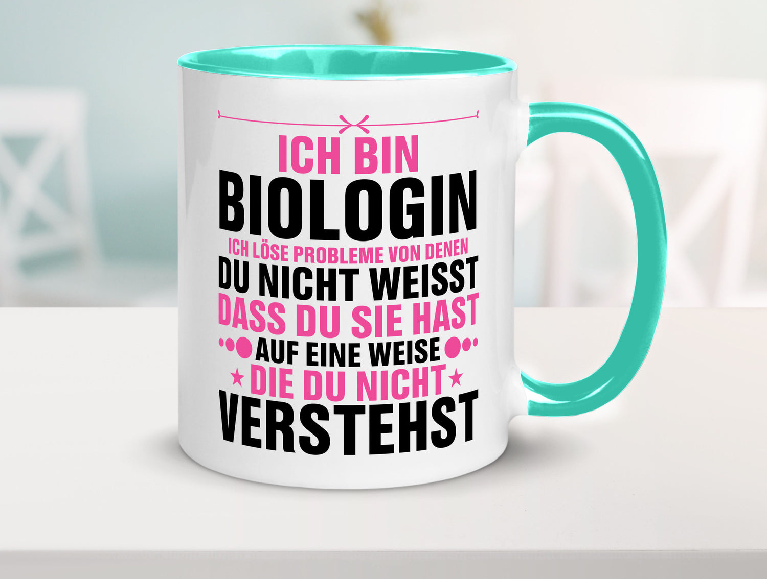 Löse Probleme: Biologin | Biologie Naturforscherin lustig Humor Geschenkidee