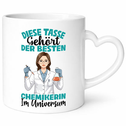 Im Universum: Chemikerin | Chemie Labor lustiger Spruch Geschenk Humor