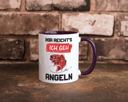 Ich geh angeln | Angler Tasse Fisch Fischer Humor lustig Geschenkidee Geschenk