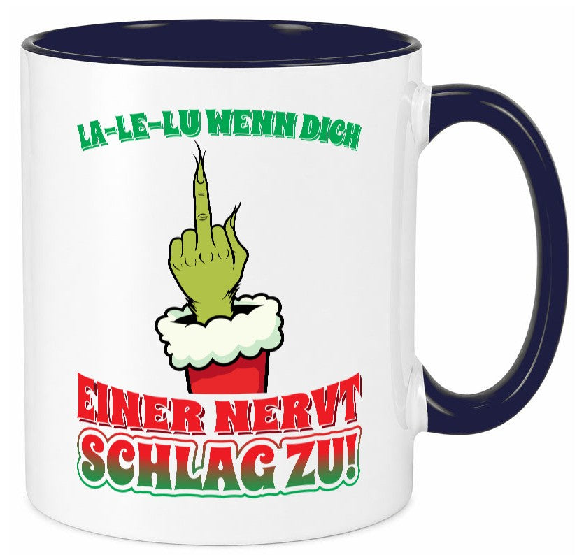 La Le Lu | Weihnachten Weihnachtsmuffel Lichter vl11 Humor Geschenkidee Tasse
