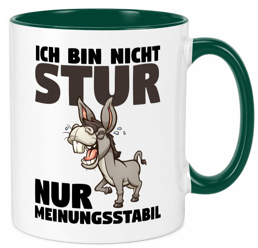 Sturer Esel | Sturkopf Tasse Dickkopf Spruch Humor lustiger Geschenk