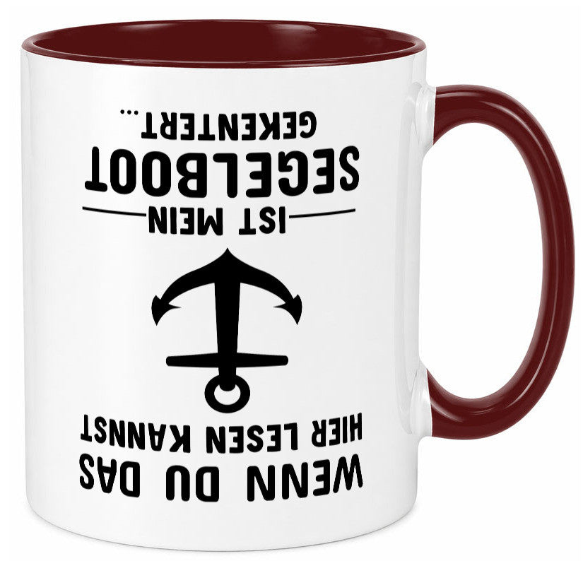 Segler Tasse | Segelboot Humor Kapitän Spruch Witz Geschenkidee