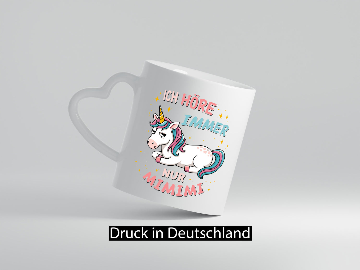 Ich höre nur Mimimi | Einhorn Faules v2 lustiger Spruch Geschenk Humor