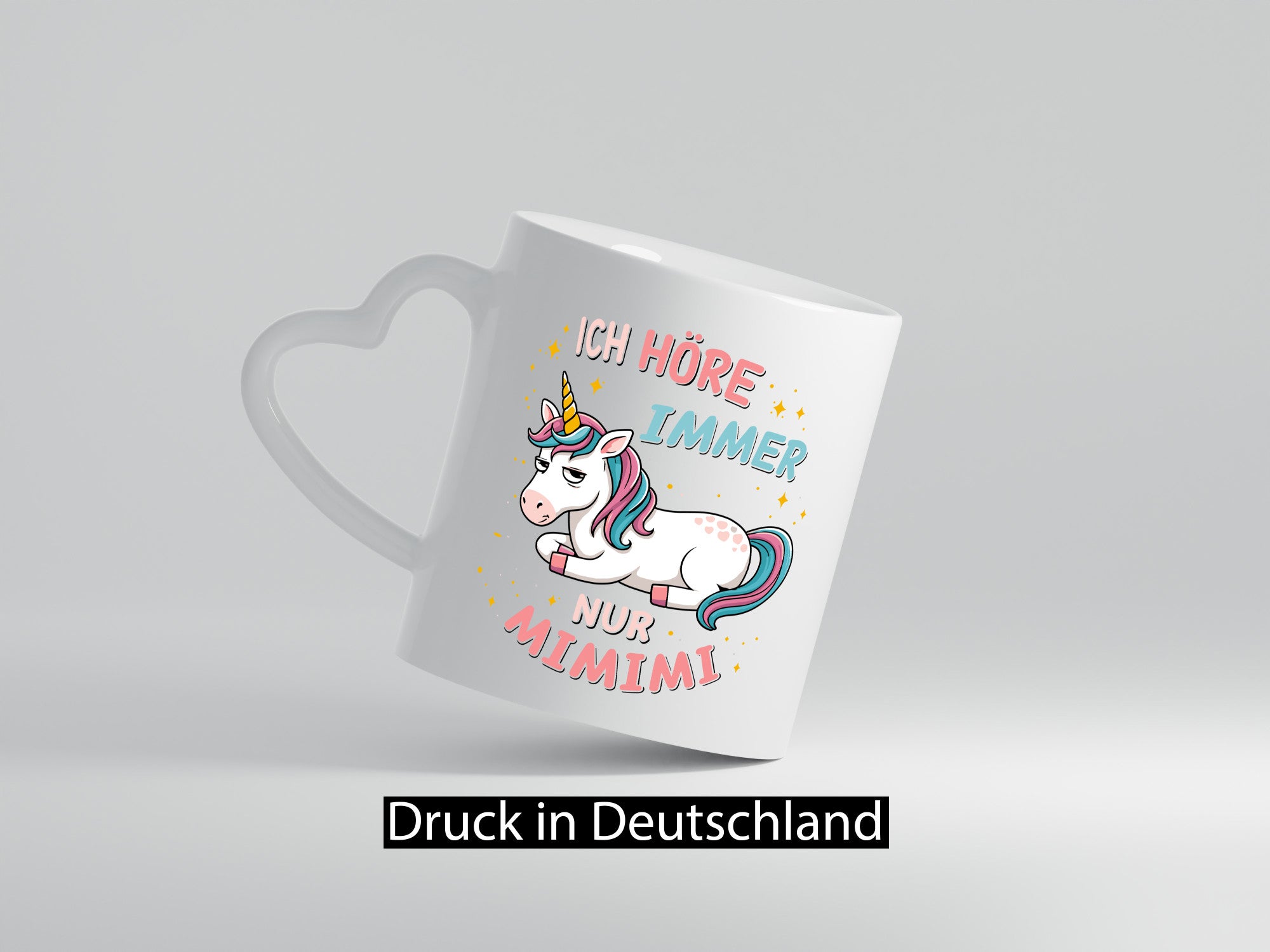 Ich höre nur Mimimi | Einhorn Faules v2 lustiger Spruch Geschenk Humor