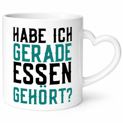 Habe ich Essen gehört | lustiger Spruch Vielfraß Gourmet Geschenkidee Humor