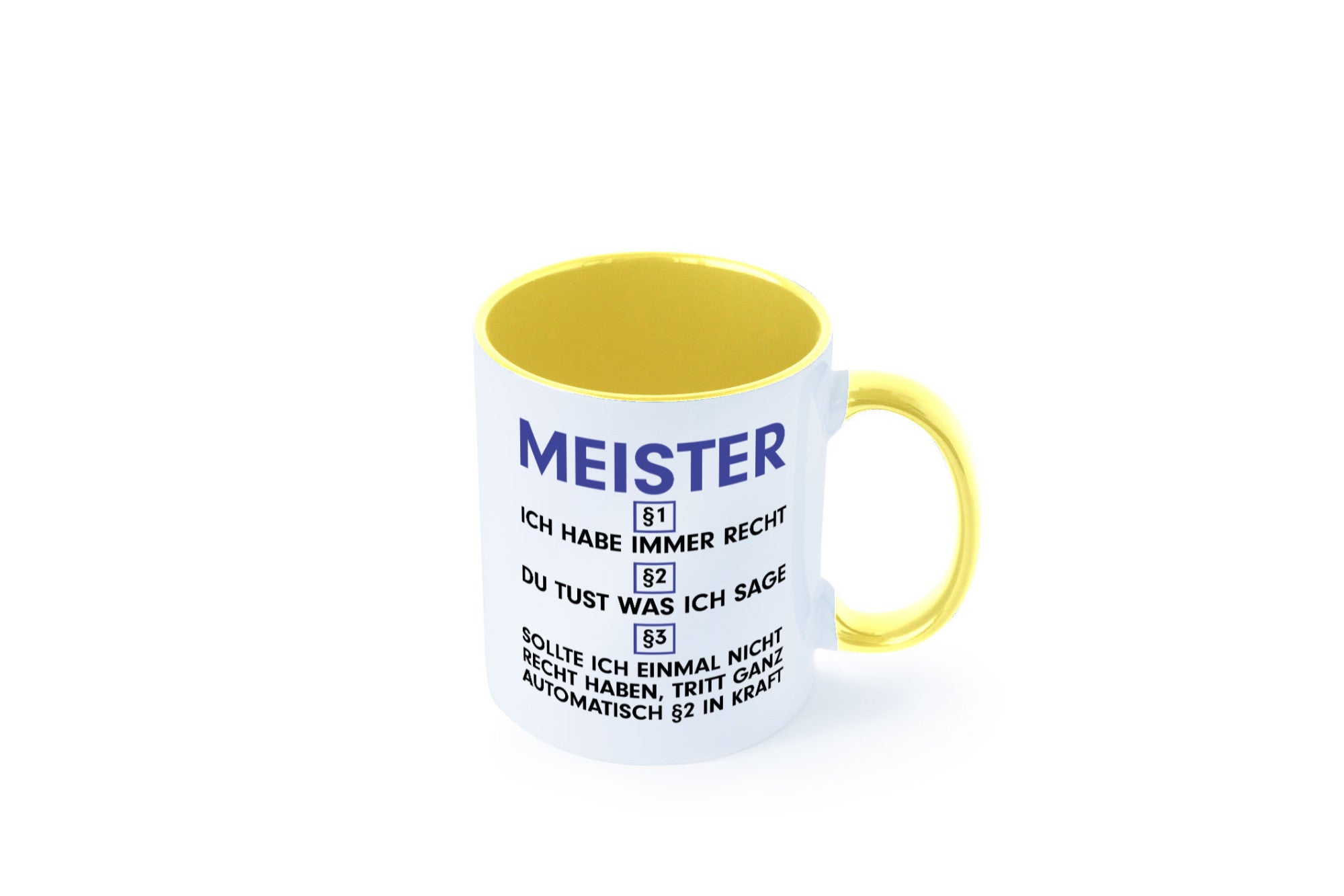 Ich habe immer Recht Meister | Meisterbrief v2 Geschenk Humor Geschenkidee