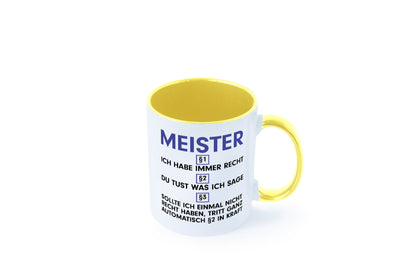 Ich habe immer Recht Meister | Meisterbrief v2 Geschenk Humor Geschenkidee