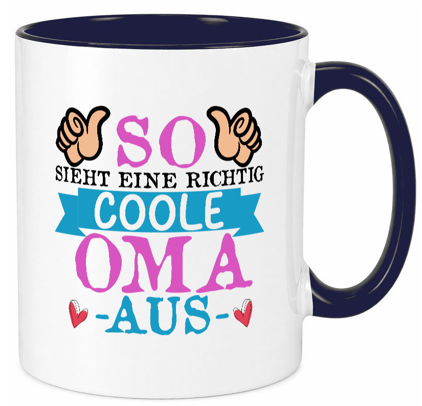 So sieht eine richtig Coole Oma aus | Großmutter Humor Familie Geschenkidee