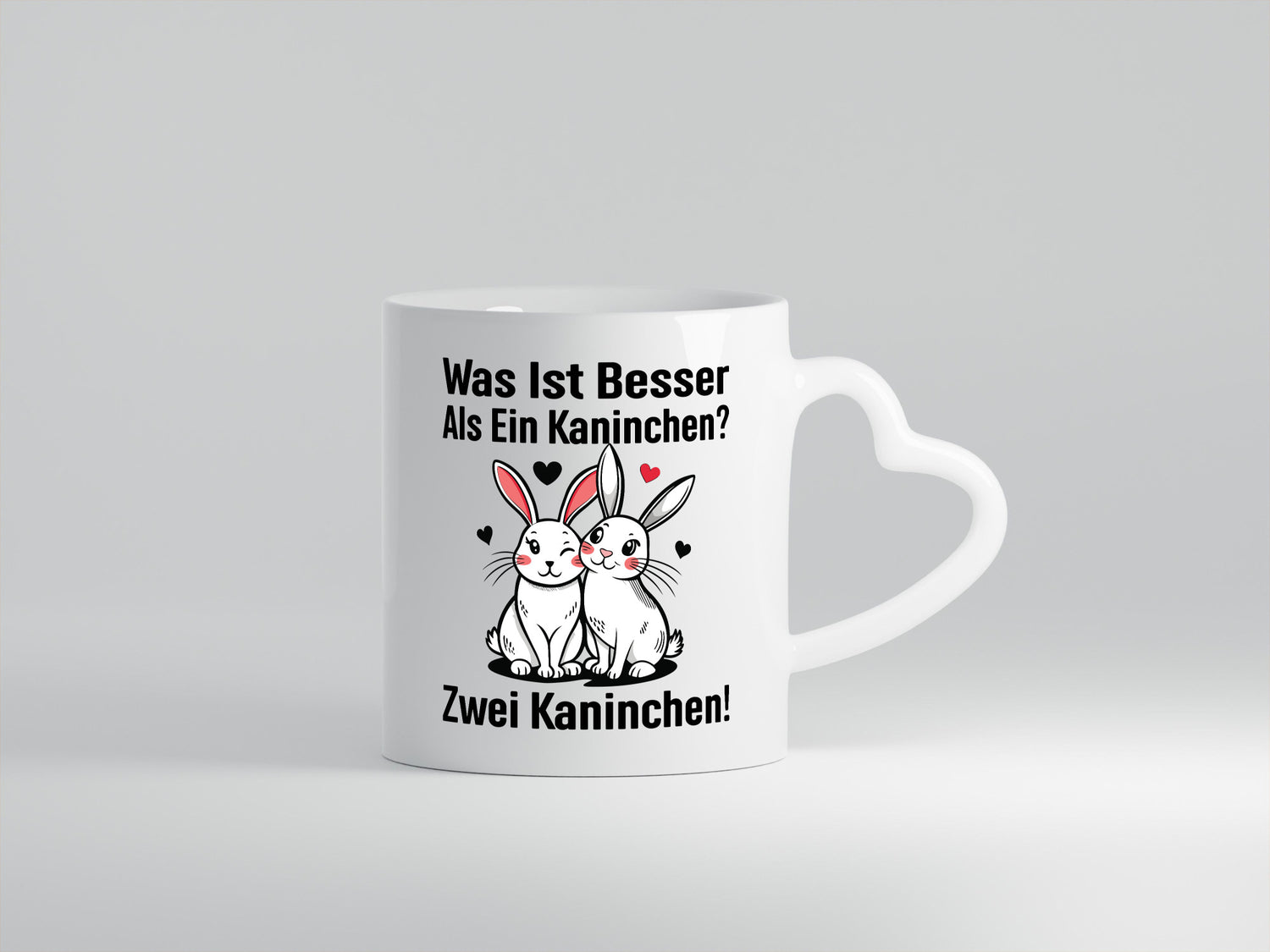 Was ist besser als 1 Kaninchen | Süßes Humor Geschenkidee Tasse