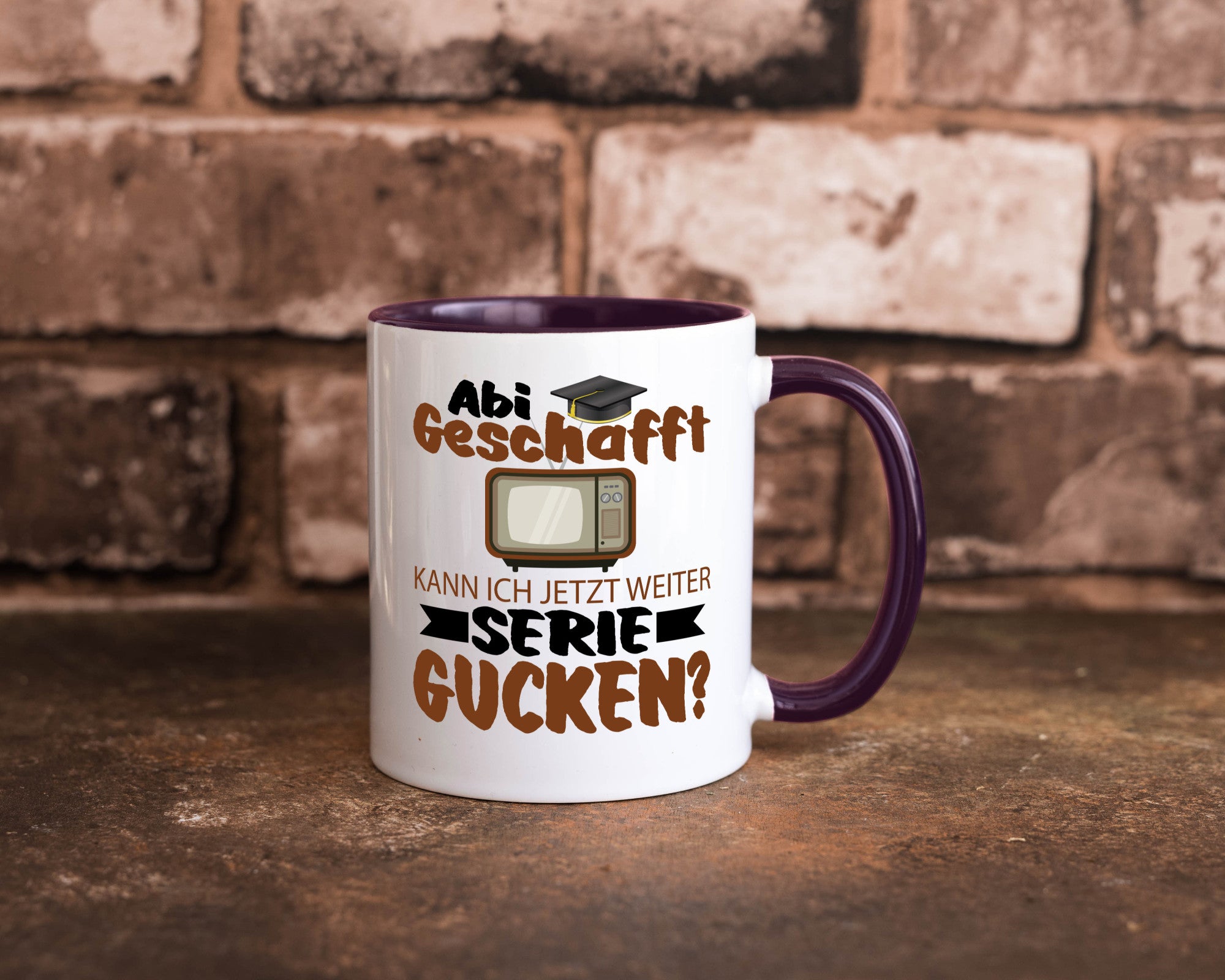Abi Geschaft | Serie Gucken Bachlor Abitur Geschenk Humor Geschenkidee lustiger