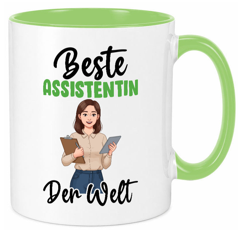 Beste Assistentin | Assistenz Hilfskraft v2 Geschenkidee Humor Tasse