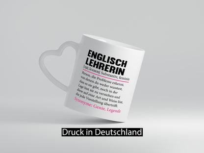 Englischlehrerin | Lehrer Englisch Lehrerin Humor Geschenkidee Tasse