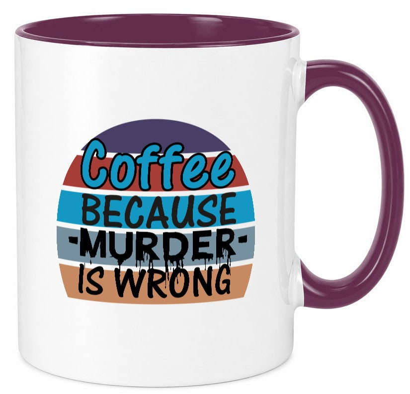 Kaffeetrinker Tasse | schwarzer Humor Büro Spruch Geschenk Arbeit Kollegen