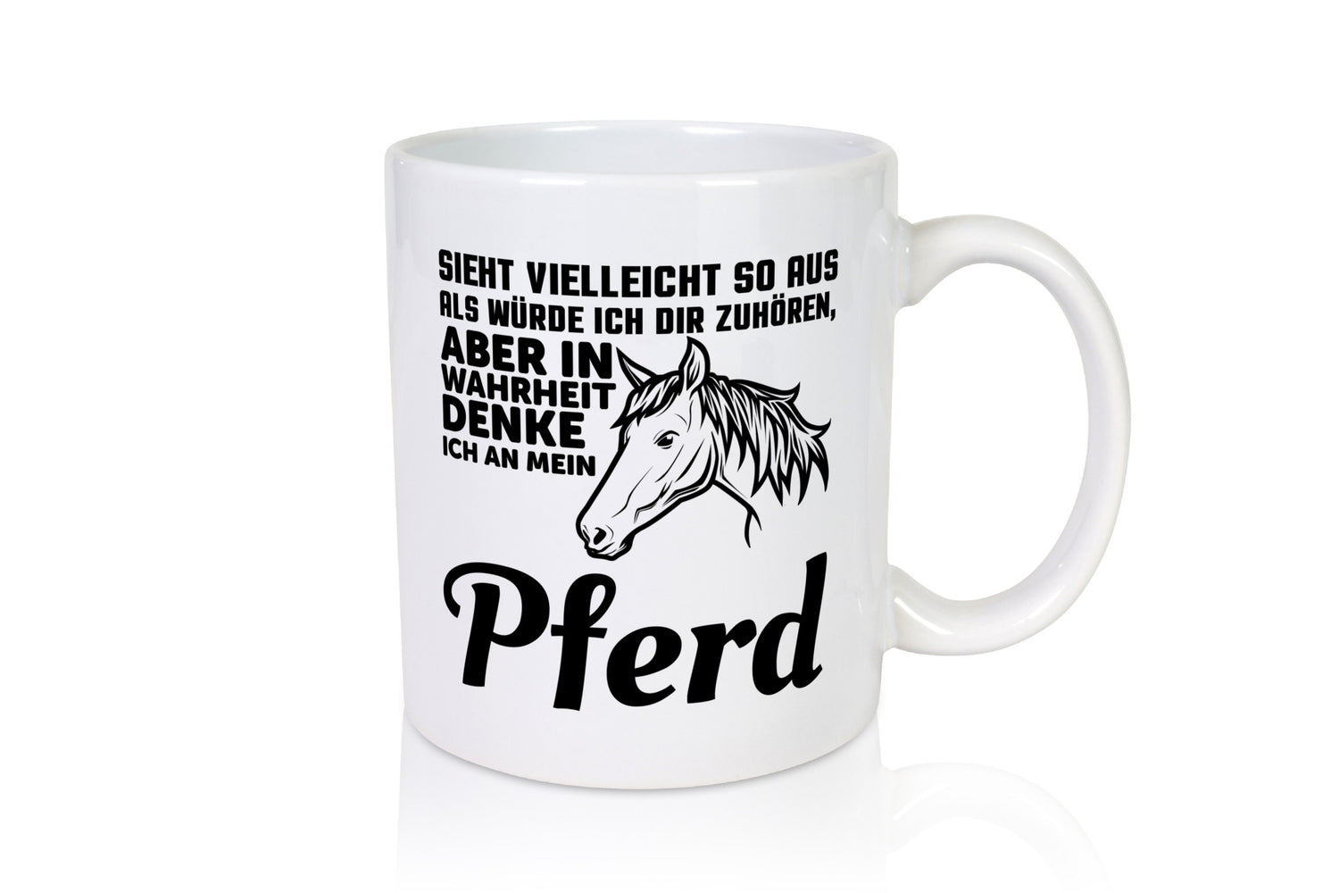 Pferde Spruch | Reiterin Tasse Pferdesport Reiten Humor Geschenkidee