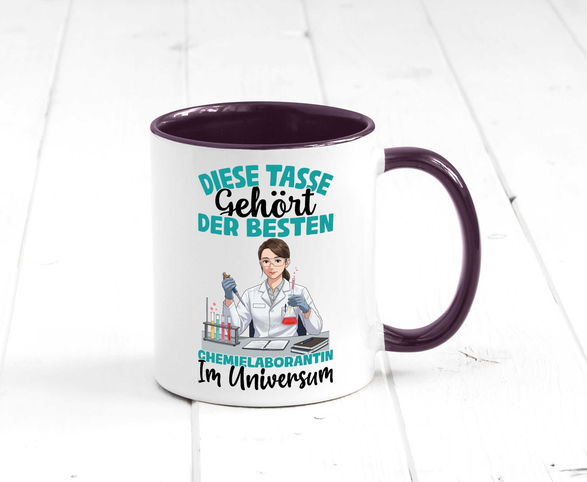Im Universum: Chemielaborantin | Laborantin Chemie lustiger Spruch Geschenk