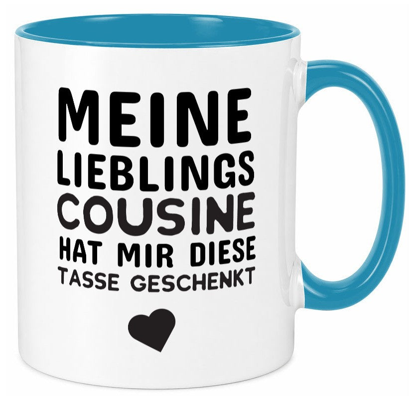Lieblingscousine | Cousine Tasse Cousinen Humor Geschenkidee