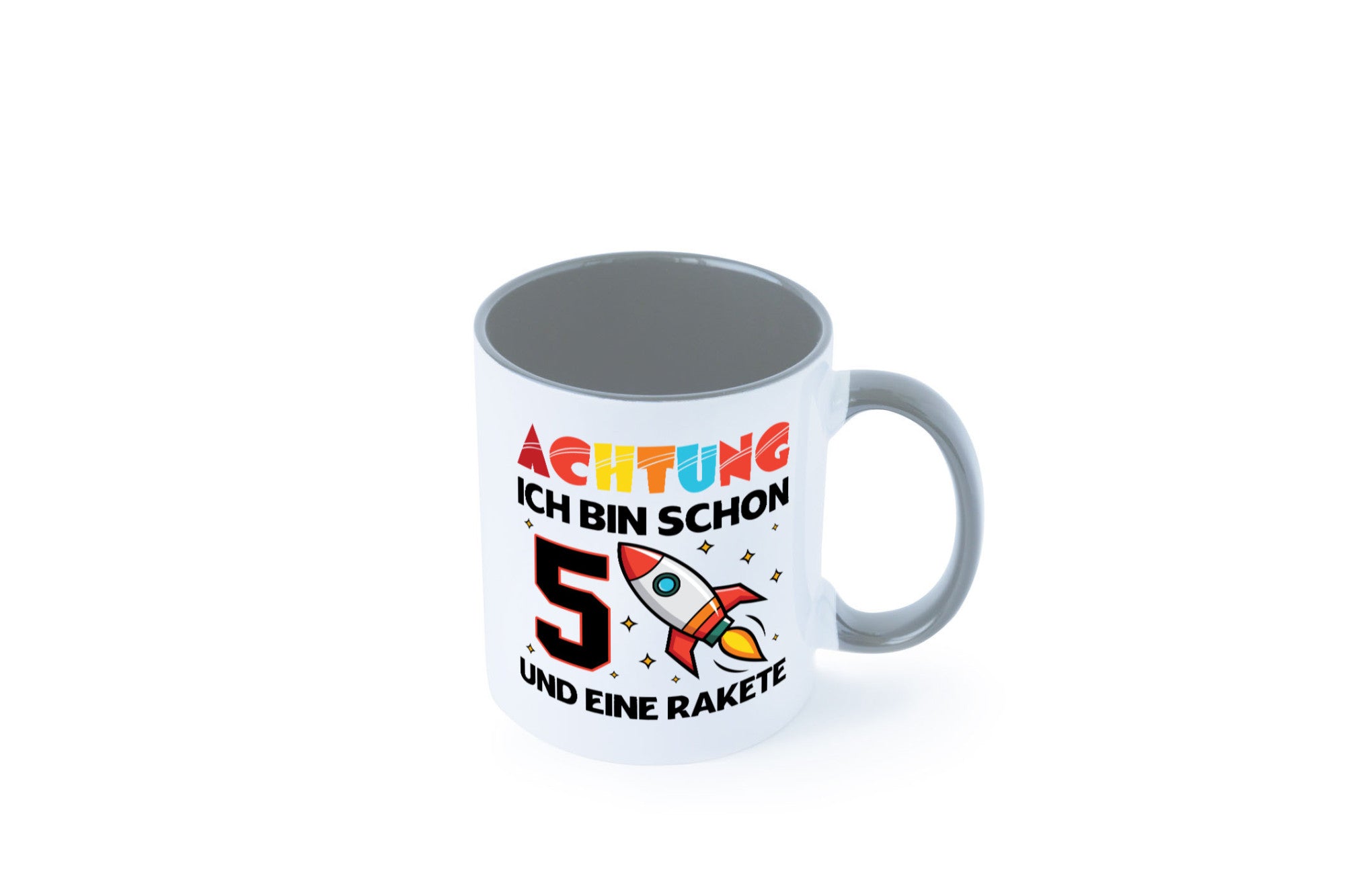 5. Geburtstag | Rakete Weltraum 5 Jahre Galaxy lustig Geschenkidee Geschenk