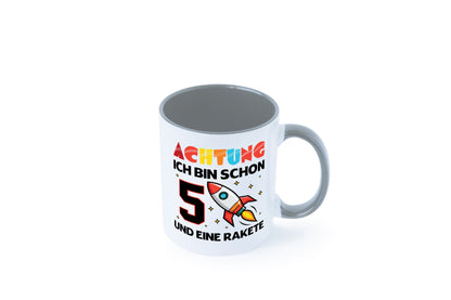 5. Geburtstag | Rakete Weltraum 5 Jahre Galaxy lustig Geschenkidee Geschenk