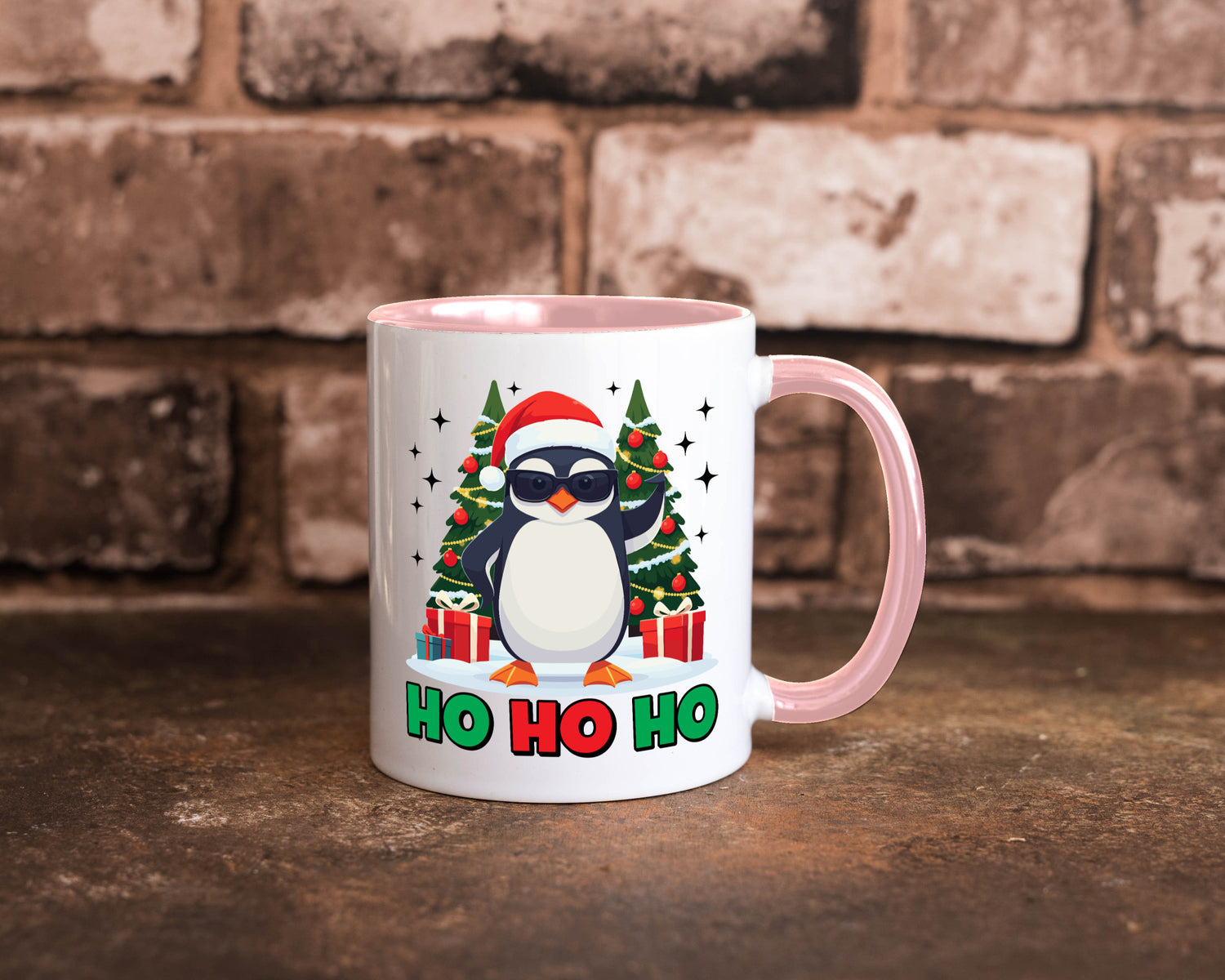 Ho | Weihnachts Pinguine Weihnachten lustig Humor Geschenkidee Geschenk Tasse