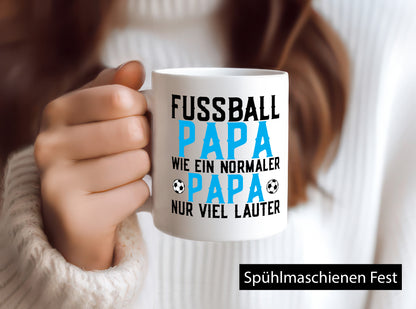 Fußball Papa | Sportfan Vatertag witziger Spruch Geschenkidee Familie Humor