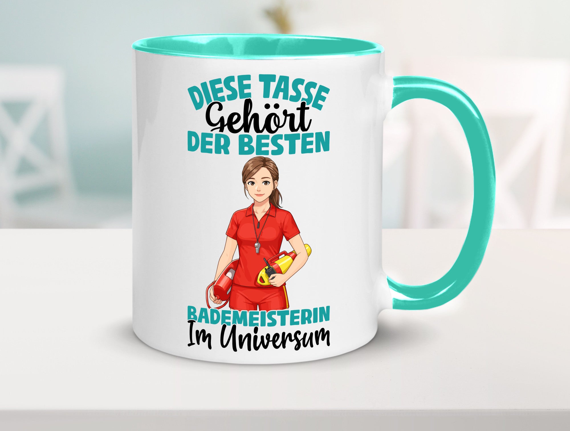 Im Universum: Bademeisterin | Schwimmmeisterin Geschenk Humor Geschenkidee