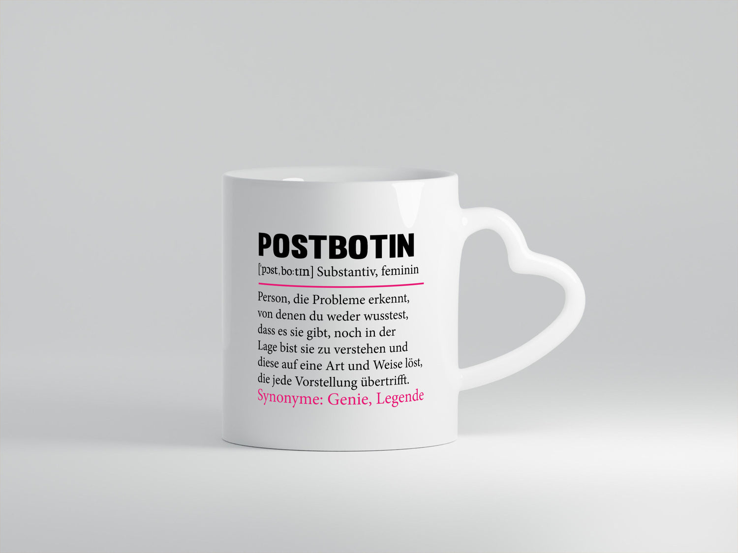 Postbotin | Beruf Post lustiger Spruch Briefträger v2 Humor Arbeit Kollegen