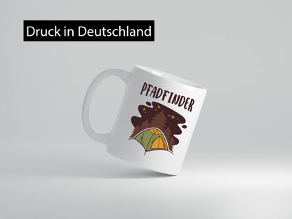 Pfadfinder | Zelten Lagerfeuer Campen v2 Geschenkidee Humor Tasse