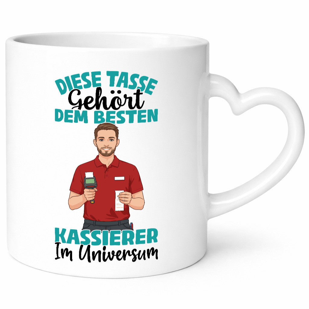 Im Universum: Kassierer Geschenk Humor Geschenkidee lustiger Spruch Tasse