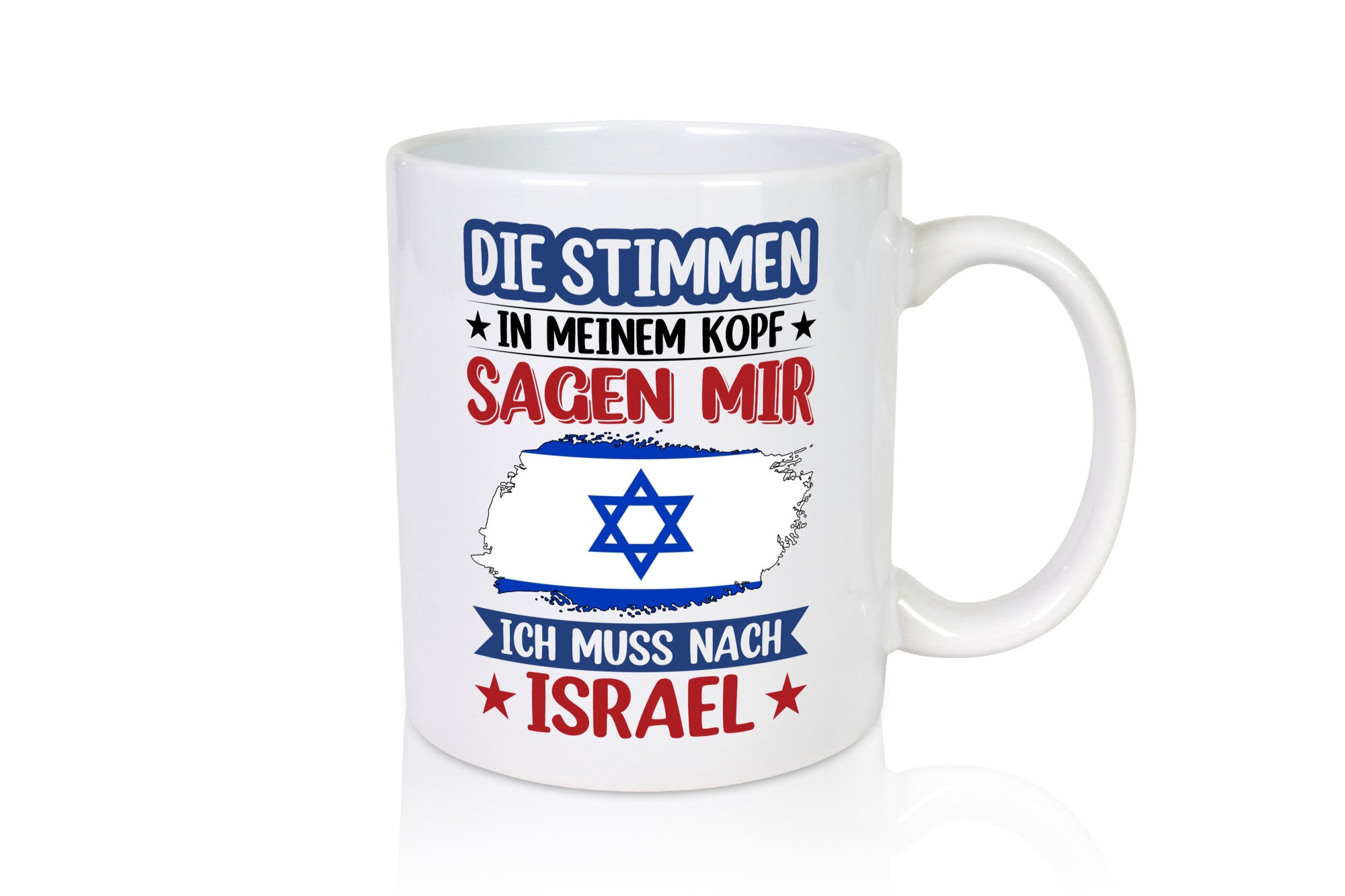 Israel | Urlaub Stimmen in meinem Kopf Traumland lustig Humor Geschenkidee