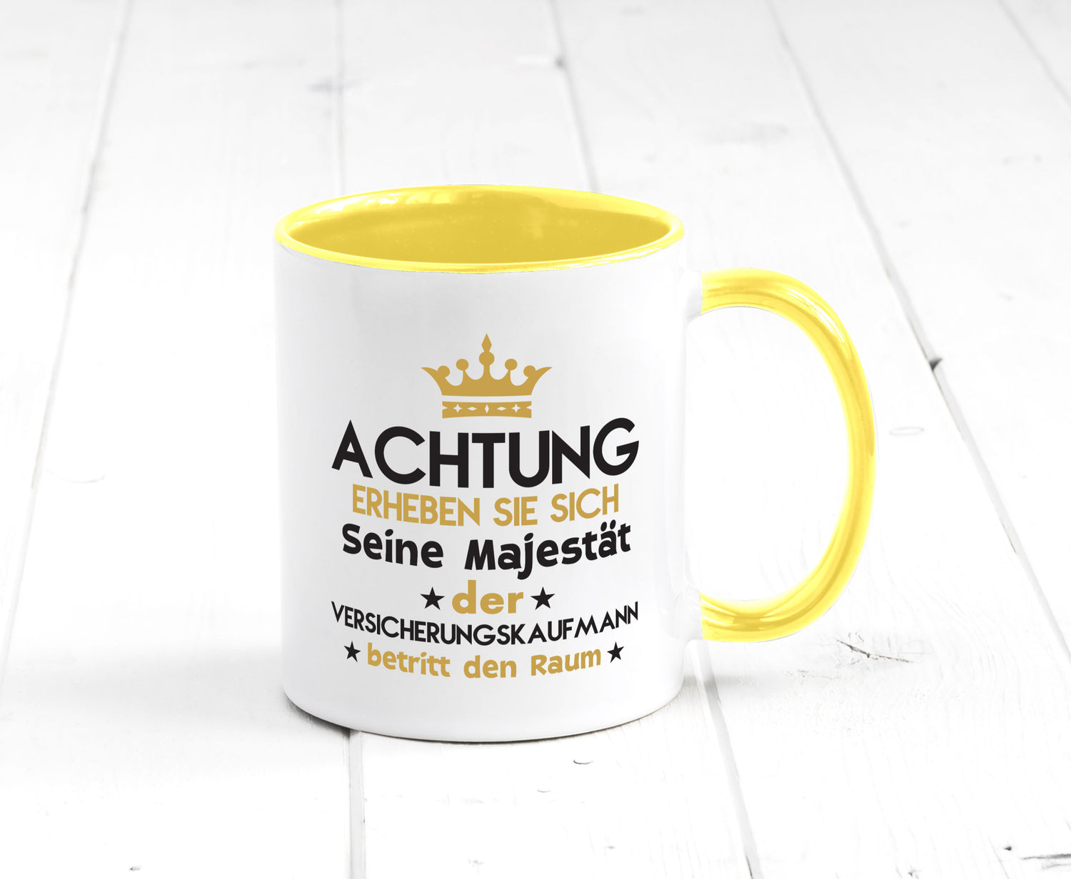 Seine Majestät Versicherungskaufmann | Kaufmann Geschenkidee Humor Tasse