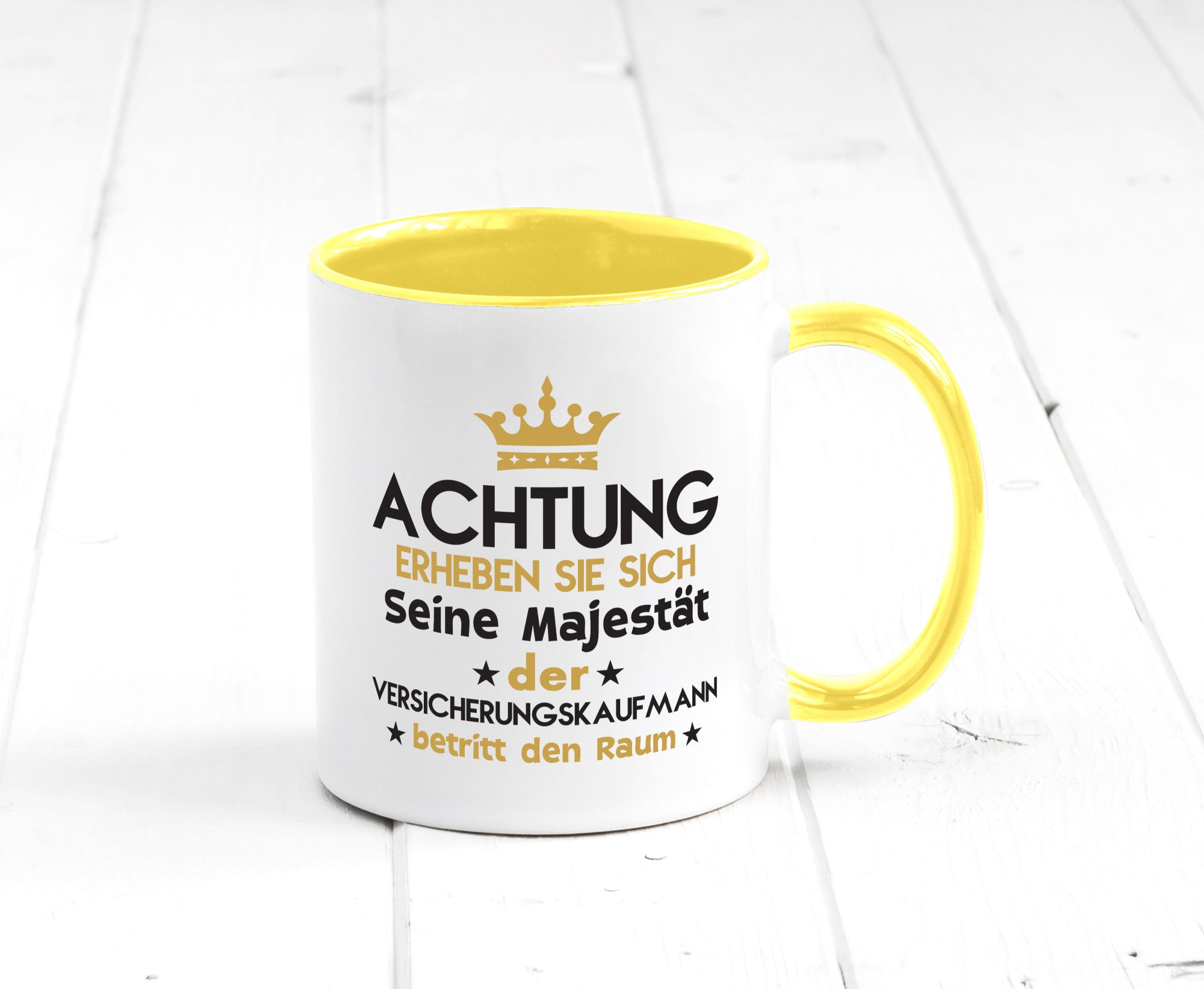 Seine Majestät Versicherungskaufmann | Kaufmann Geschenkidee Humor Tasse