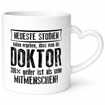 Neuste Studien: Doktor | Doktorand Doktortitel Geschenkidee Humor Tasse