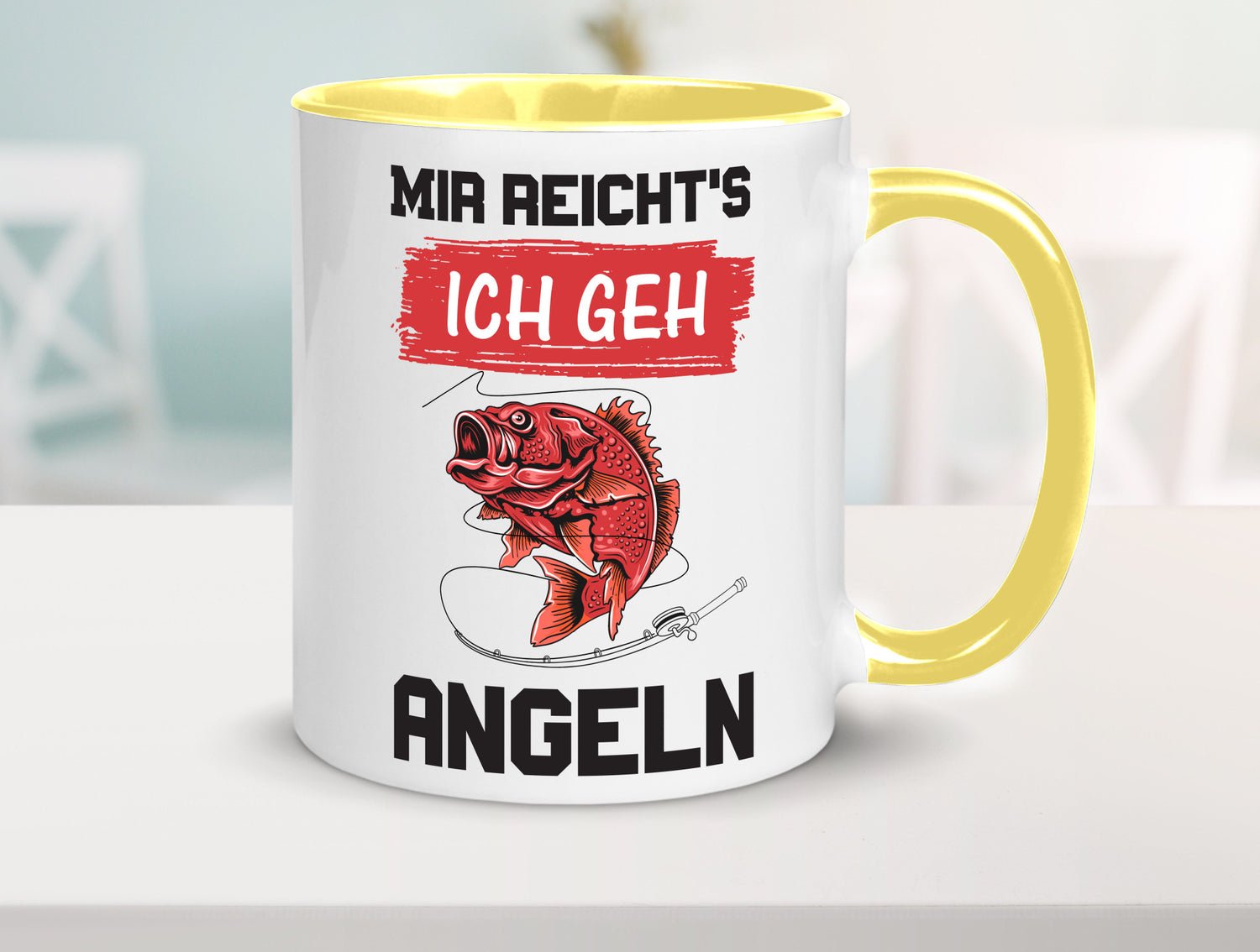Ich geh angeln | Angler Tasse Fisch Fischer Humor lustig Geschenkidee Geschenk