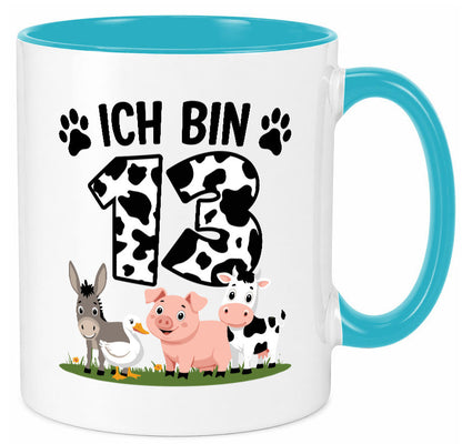 13 Geburtstag | Jahre Farmer Kind Humor Geschenkidee Tasse
