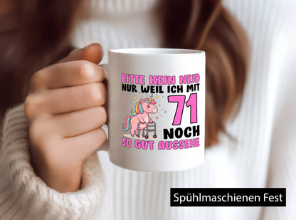 71. Geburtstag | 71 Jahre Mit noch so gut aussehen Geschenk Geschenkidee