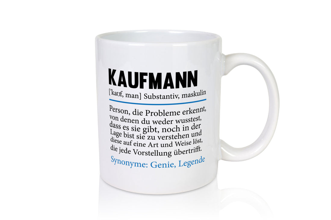 Kaufmann | Humor Spruch Definition Kaufmänner lustiger Geschenk Geschenkidee